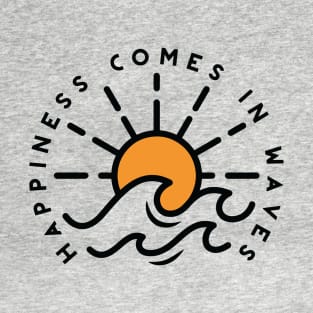 Happiness Comes in Waves T-Shirt